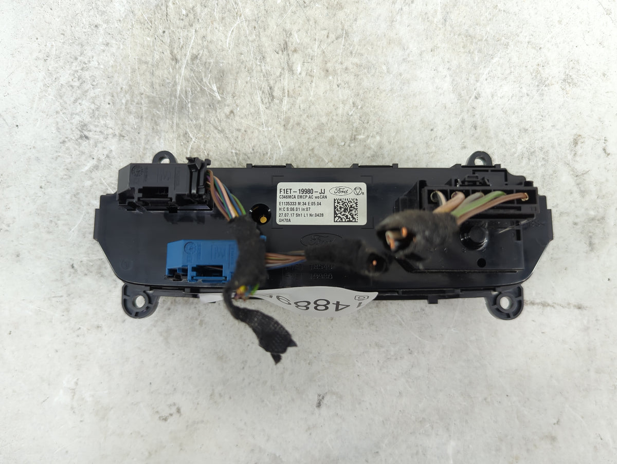 2015-2018 Ford Focus Climate Control Module Temperature AC/Heater Replacement P/N:F1ET-19980-JJ Fits Fits 2015 2016 2017 201