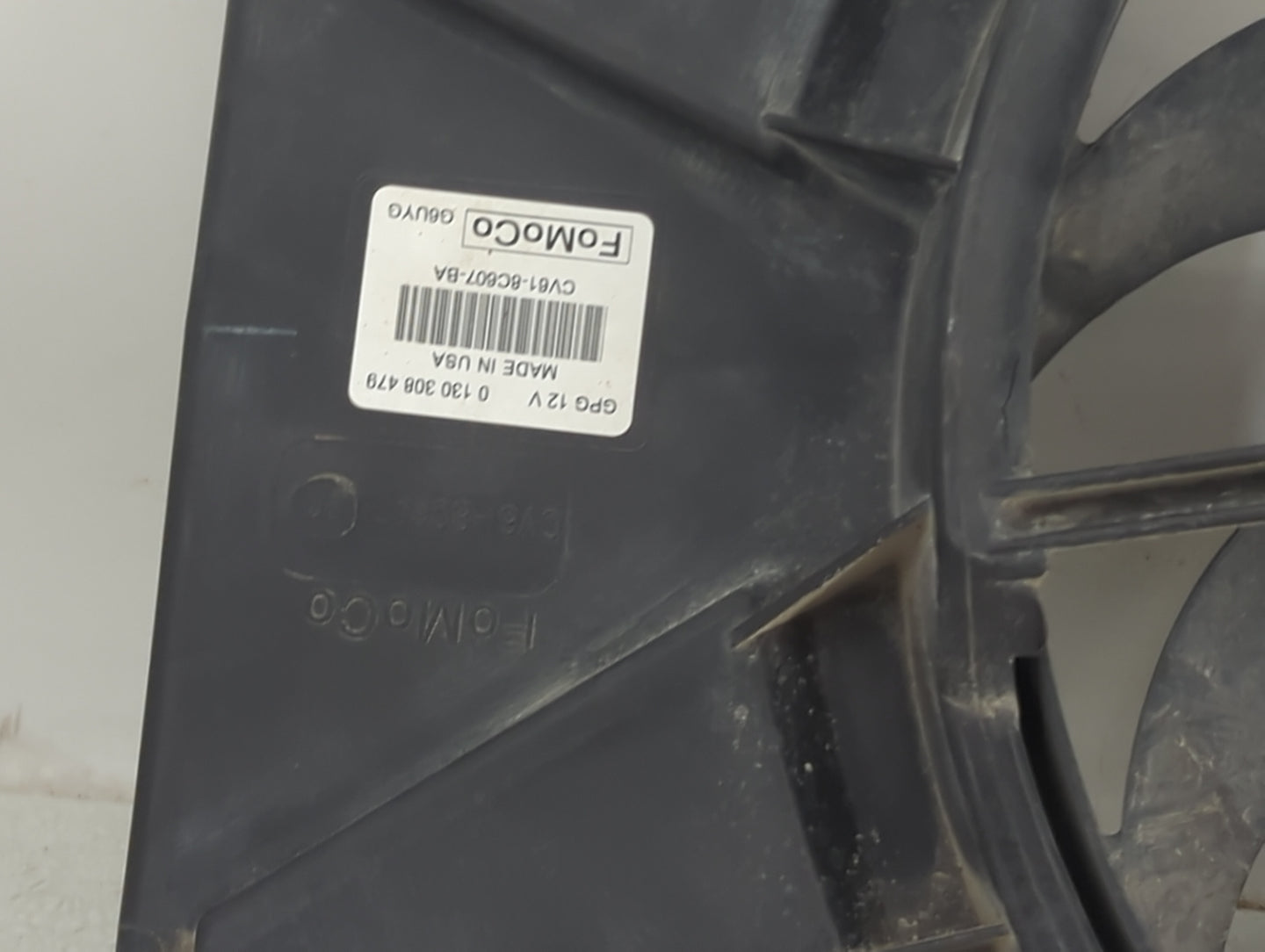 2012-2018 Ford Focus Electric Radiator Cooling Fan Motor Assembly P/N:1137328587 CV61-8C607-BA Fits OEM Used Auto Parts - Oe
