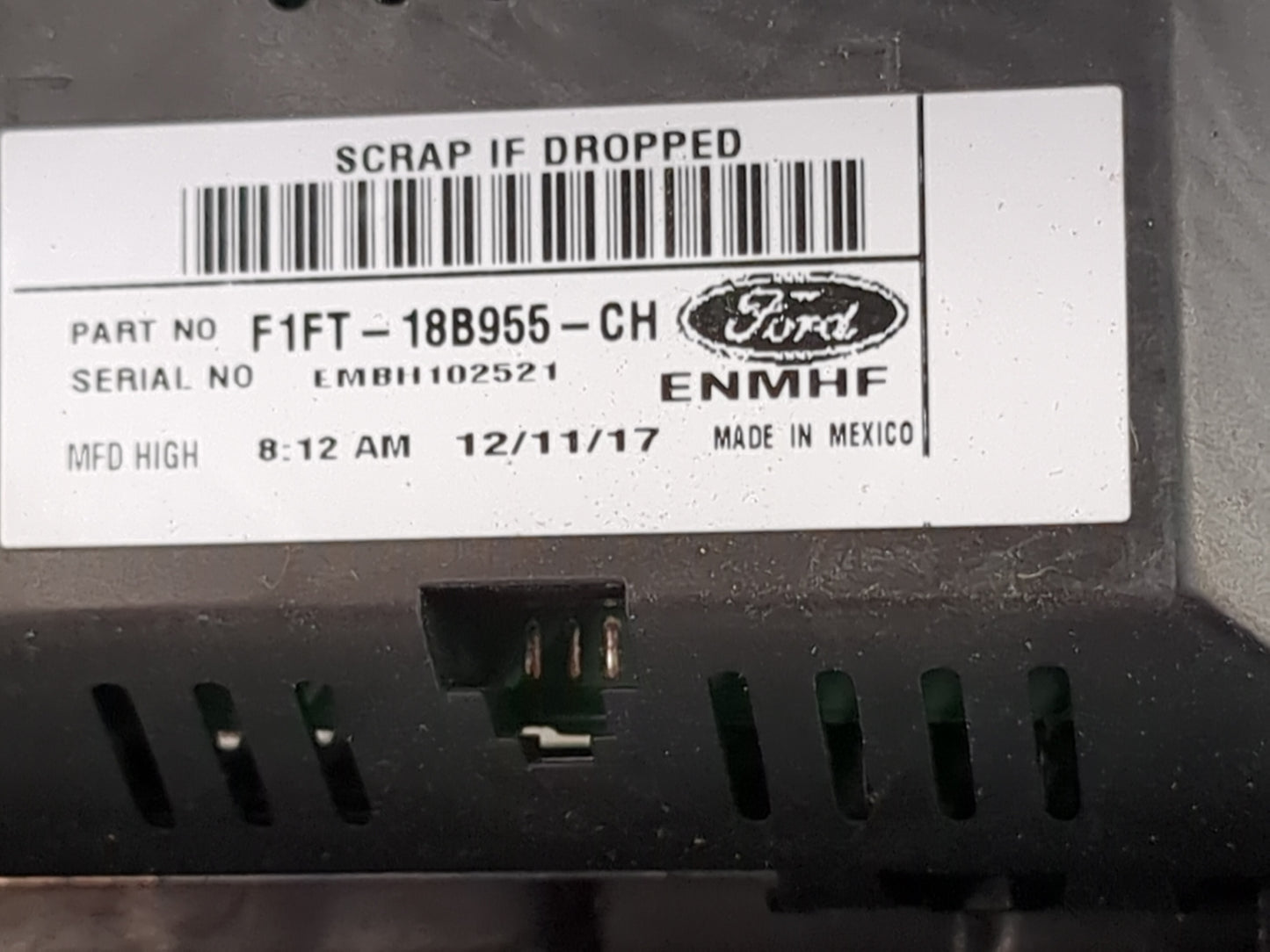 2015-2018 Ford Focus Information Display Screen 1494847 - Oemusedautoparts1.com