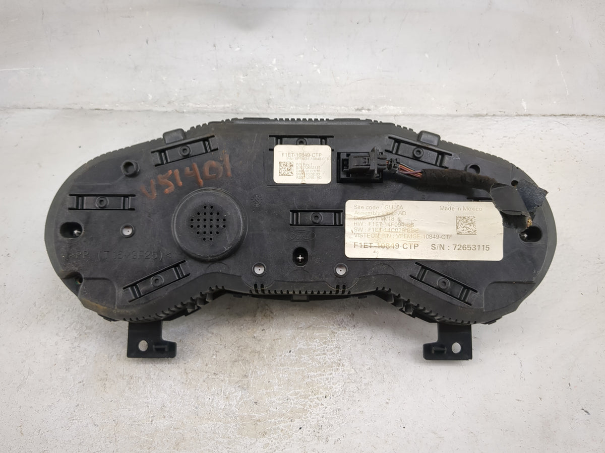2017-2018 Ford Focus Instrument Cluster Speedometer Gauges P/N:F1ET-10849-CTP F1ET-14F094-BB Miles: Fits Fits 2017 2018 OEM 