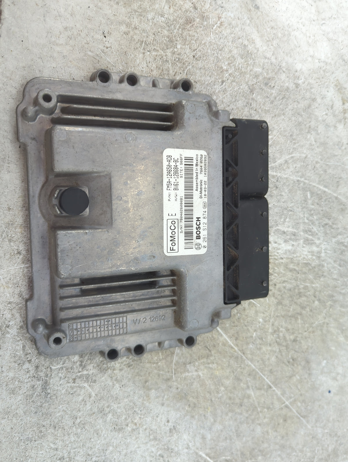 2013-2018 Ford Focus PCM Engine Control Computer ECU ECM PCU OEM P/N:FM5A-12A650-ADB BV61-12B684-BC OEM Used Auto Parts - Oe