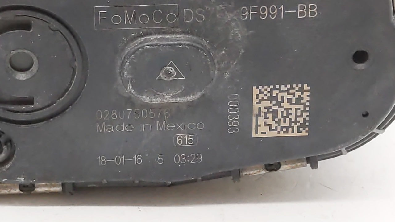 2014-2018 Ford Focus Throttle Body P/N:DS7E-9F991-BB Fits Fits 2014 2015 2016 2017 2018 2019 OEM Used Auto Parts - Oemusedau