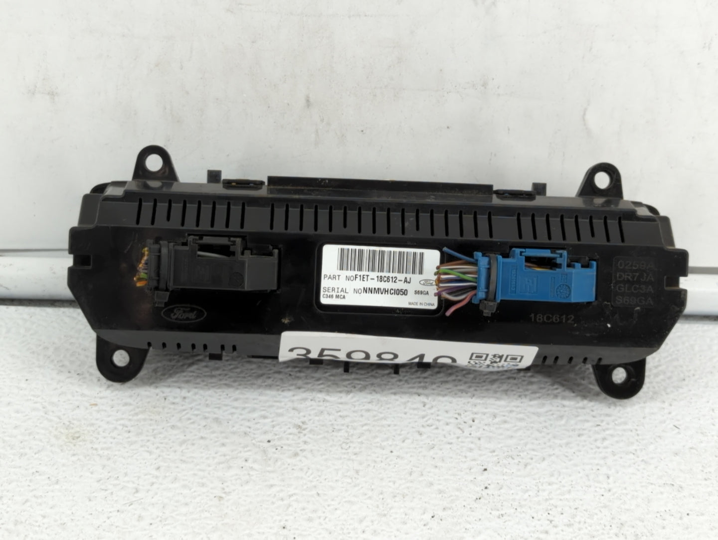 2015-2018 Ford Focus Climate Control Module Temperature AC/Heater Replacement P/N:F1ET-18549 F1ET-18C612-AG Fits OEM Used Au