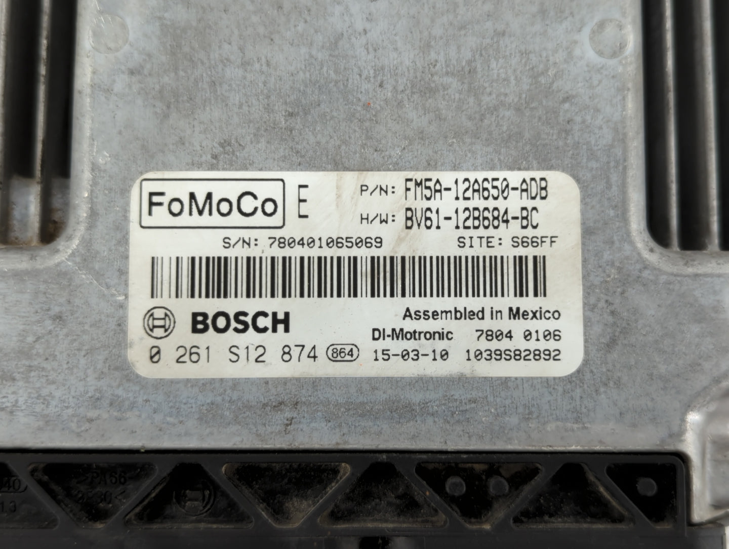 2013-2018 Ford Focus PCM Engine Control Computer ECU ECM PCU OEM P/N:EM5A-12A650-ACB FM5A-12A650-ADB Fits OEM Used Auto Part