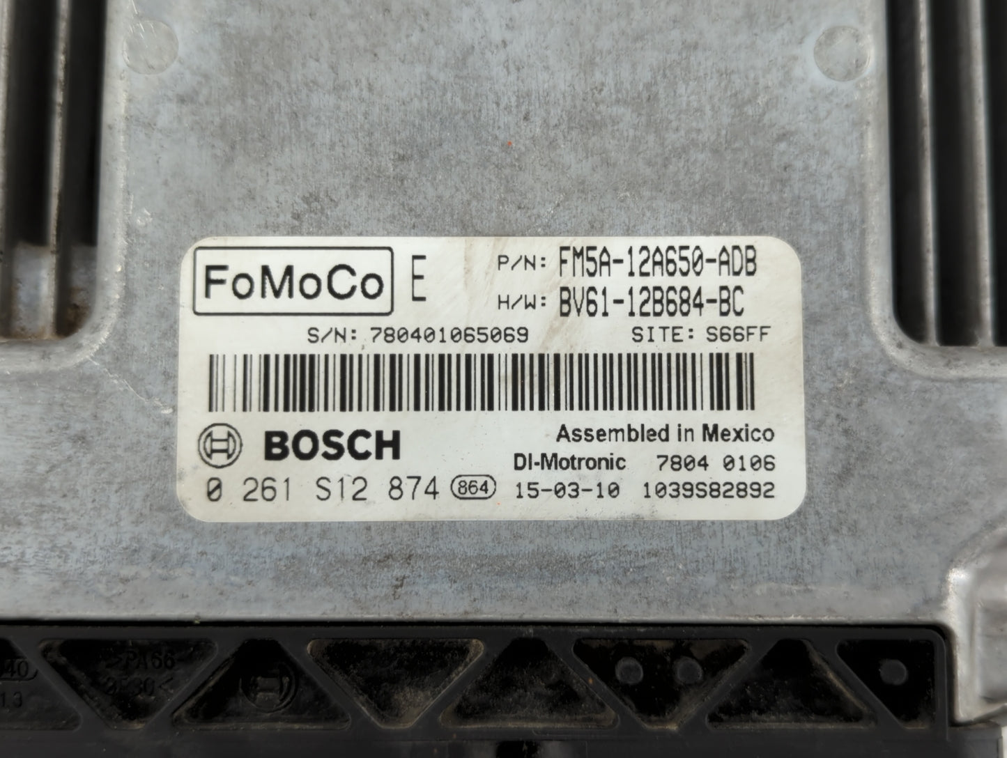 2013-2018 Ford Focus PCM Engine Control Computer ECU ECM PCU OEM P/N:EM5A-12A650-ACB FM5A-12A650-ADB Fits OEM Used Auto Part