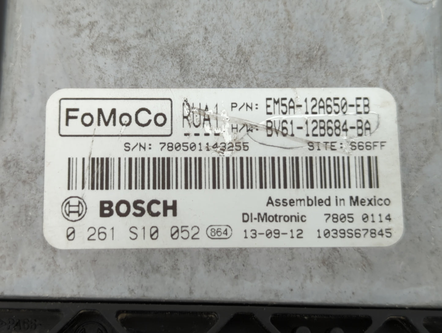 2013-2018 Ford Focus PCM Engine Control Computer ECU ECM PCU OEM P/N:EM5A-12A650-EB BV61-12B684-BA Fits OEM Used Auto Parts 