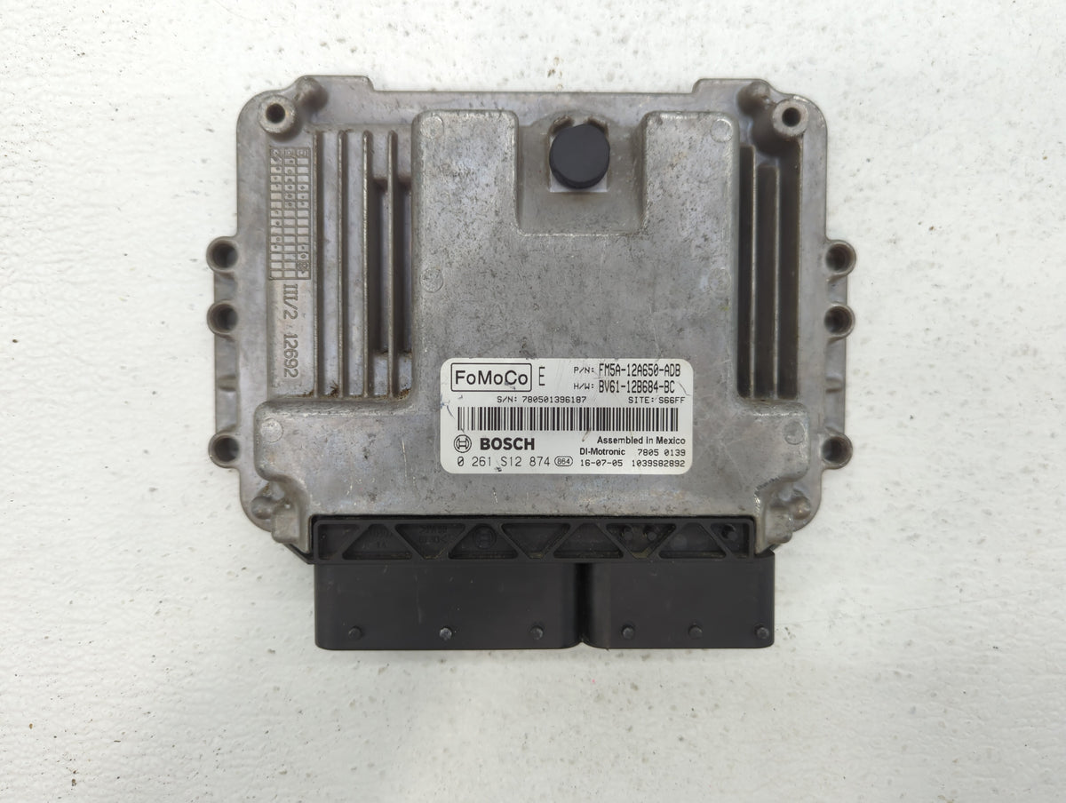 2013-2018 Ford Focus PCM Engine Control Computer ECU ECM PCU OEM P/N:FM5A-12A650-ADB EV61-12B684-BC OEM Used Auto Parts - Oe