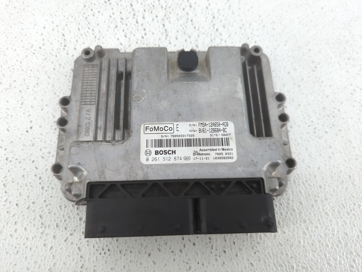 2013-2018 Ford Focus PCM Engine Control Computer ECU ECM PCU OEM P/N:FM5A-12A650-ADB EV61-12B684-BC Fits OEM Used Auto Parts