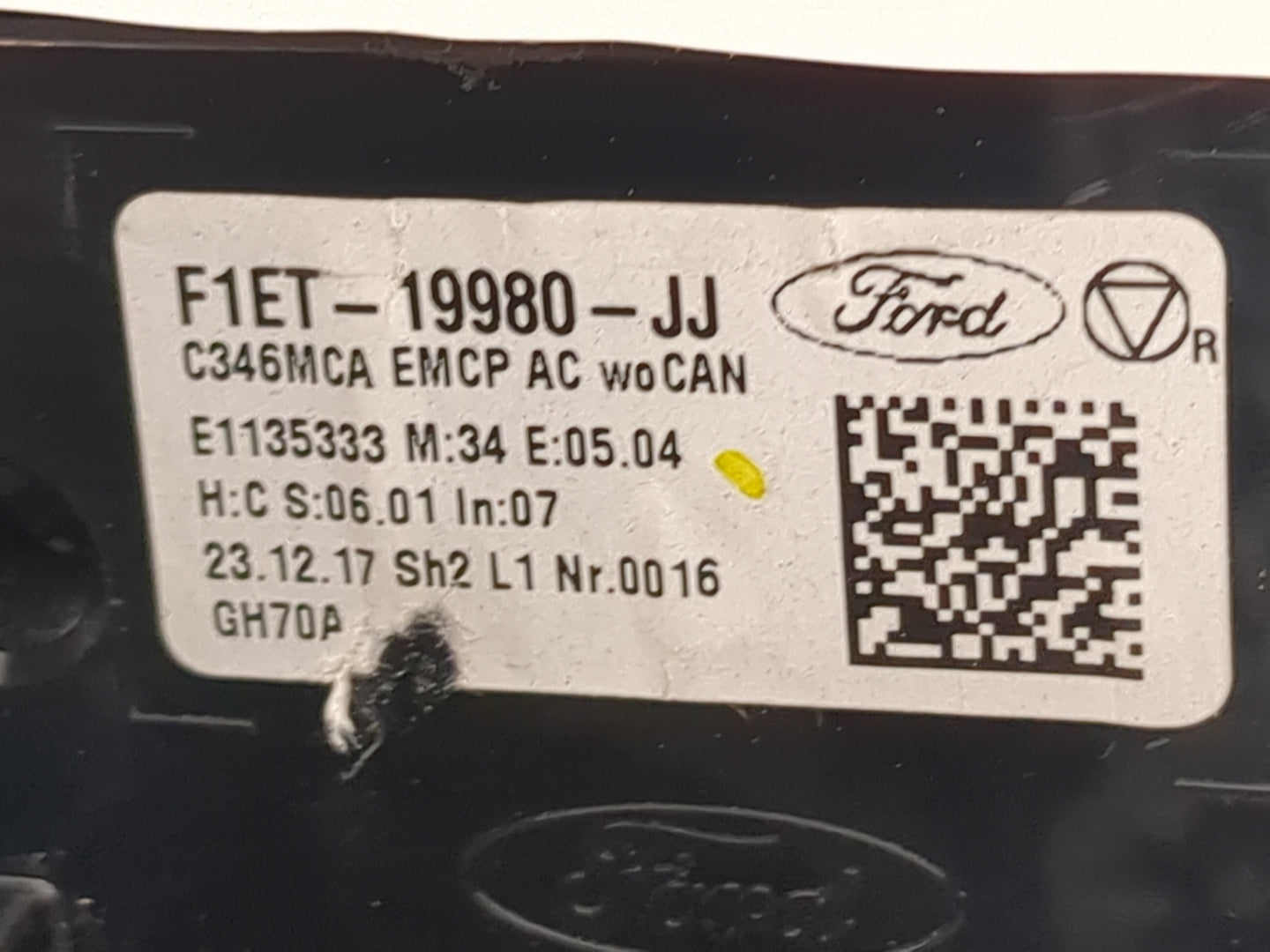 2015-2018 Ford Focus Climate Control Module Temperature AC/Heater Replacement P/N:F1ET-19980-JJ Fits Fits 2015 2016 2017 201