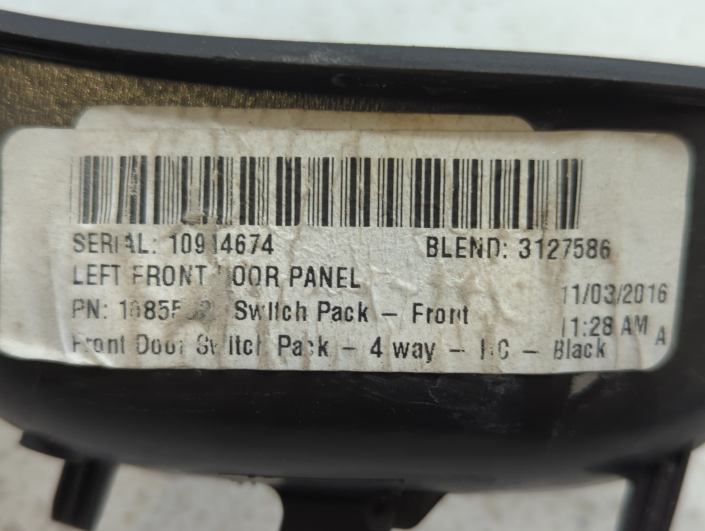2012-2018 Ford Focus Master Power Window Switch Replacement Driver Side Left P/N:10914674 Fits OEM Used Auto Parts - Oemused