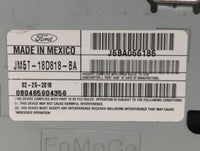 2018 Ford Focus Radio AM FM Cd Player Receiver Replacement P/N:JM5T-18D818-BA Fits OEM Used Auto Parts - Oemusedautoparts1.c