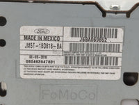 2018 Ford Focus Radio AM FM Cd Player Receiver Replacement P/N:JM5T-18D818-BA Fits OEM Used Auto Parts - Oemusedautoparts1.c