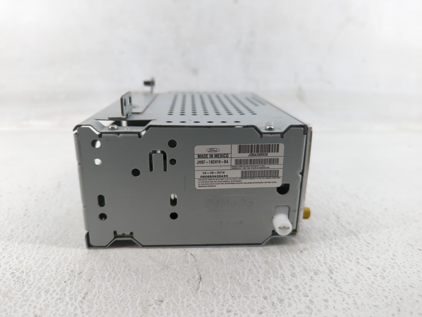 2018 Ford Focus Radio AM FM Cd Player Receiver Replacement P/N:JM5T-18D818-BA Fits OEM Used Auto Parts - Oemusedautoparts1.c