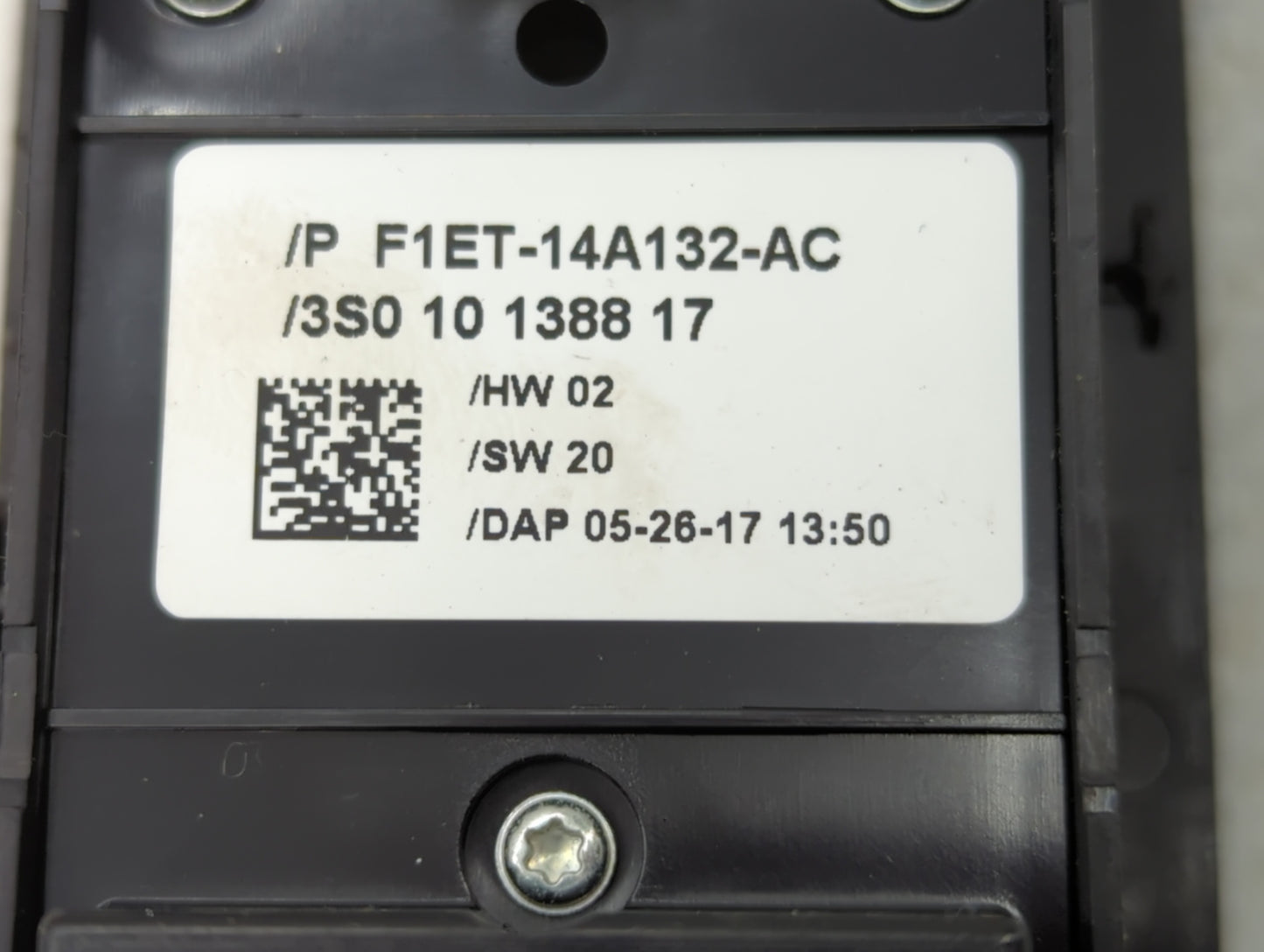 2012-2018 Ford Focus Master Power Window Switch Replacement Driver Side Left P/N:F1ET-14A132-AC Fits OEM Used Auto Parts - O