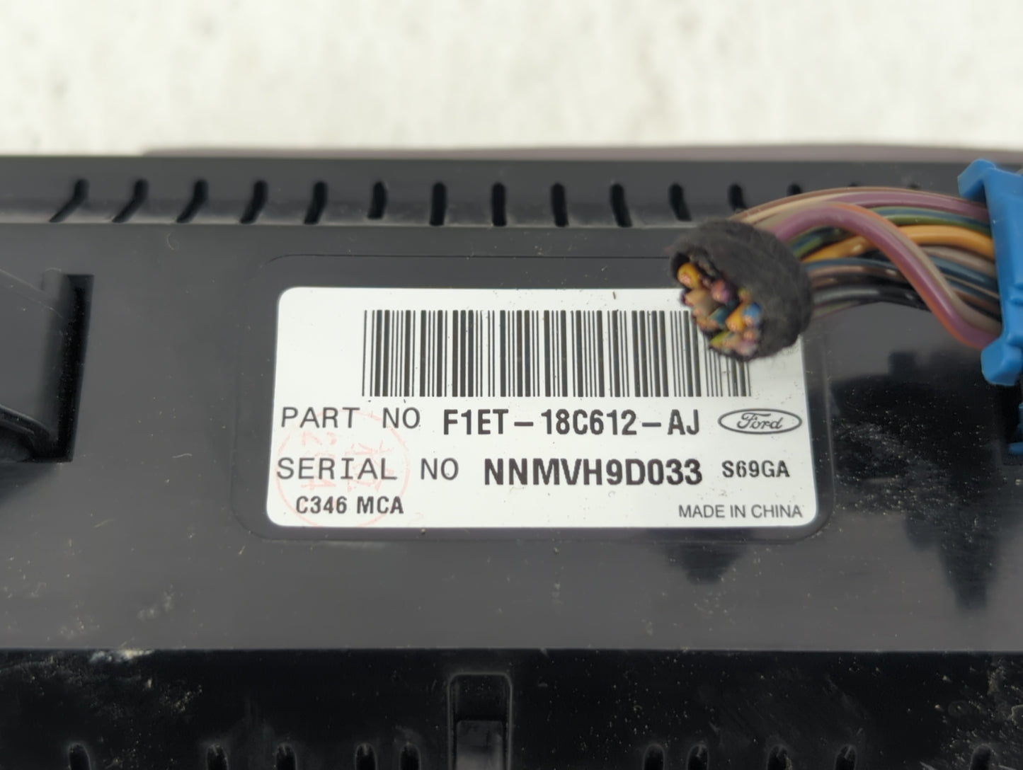 2015-2018 Ford Focus Climate Control Module Temperature AC/Heater Replacement P/N:F1ET-18C612-AJ Fits Fits 2015 2016 2017 20
