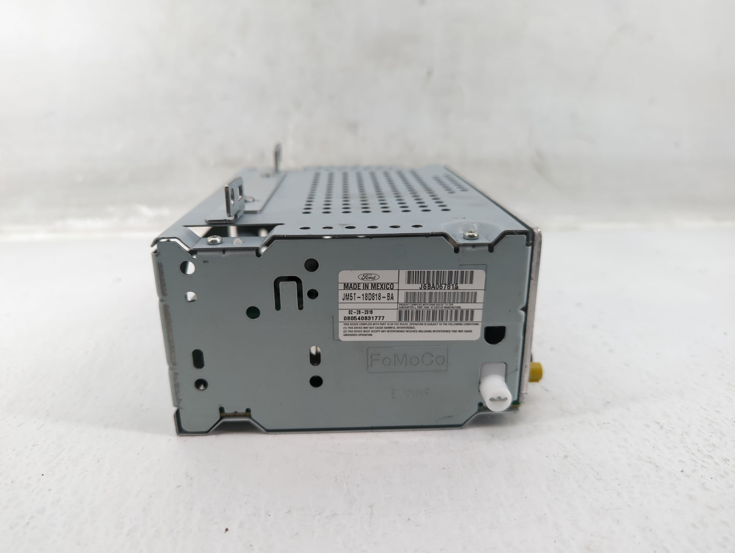 2018 Ford Focus Radio AM FM Cd Player Receiver Replacement P/N:JM5T-18D818-BA Fits OEM Used Auto Parts - Oemusedautoparts1.c