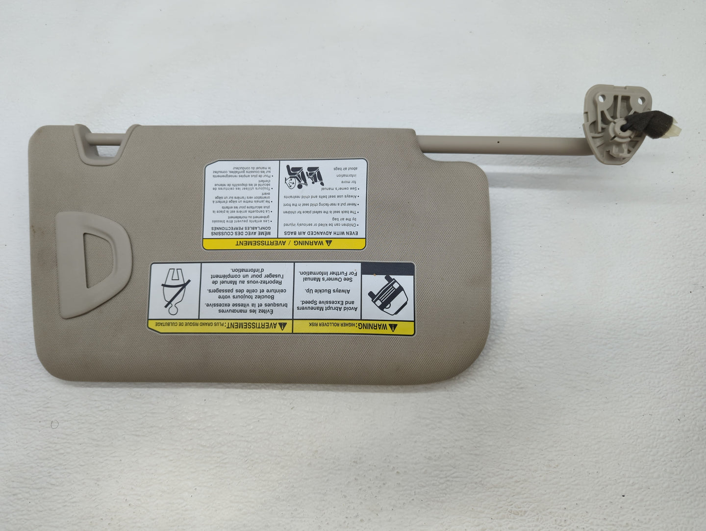 2013-2018 Ford Focus Sun Visor Shade Replacement Driver Left Mirror Fits Fits 2013 2014 2015 2016 2017 2018 OEM Used Auto Pa