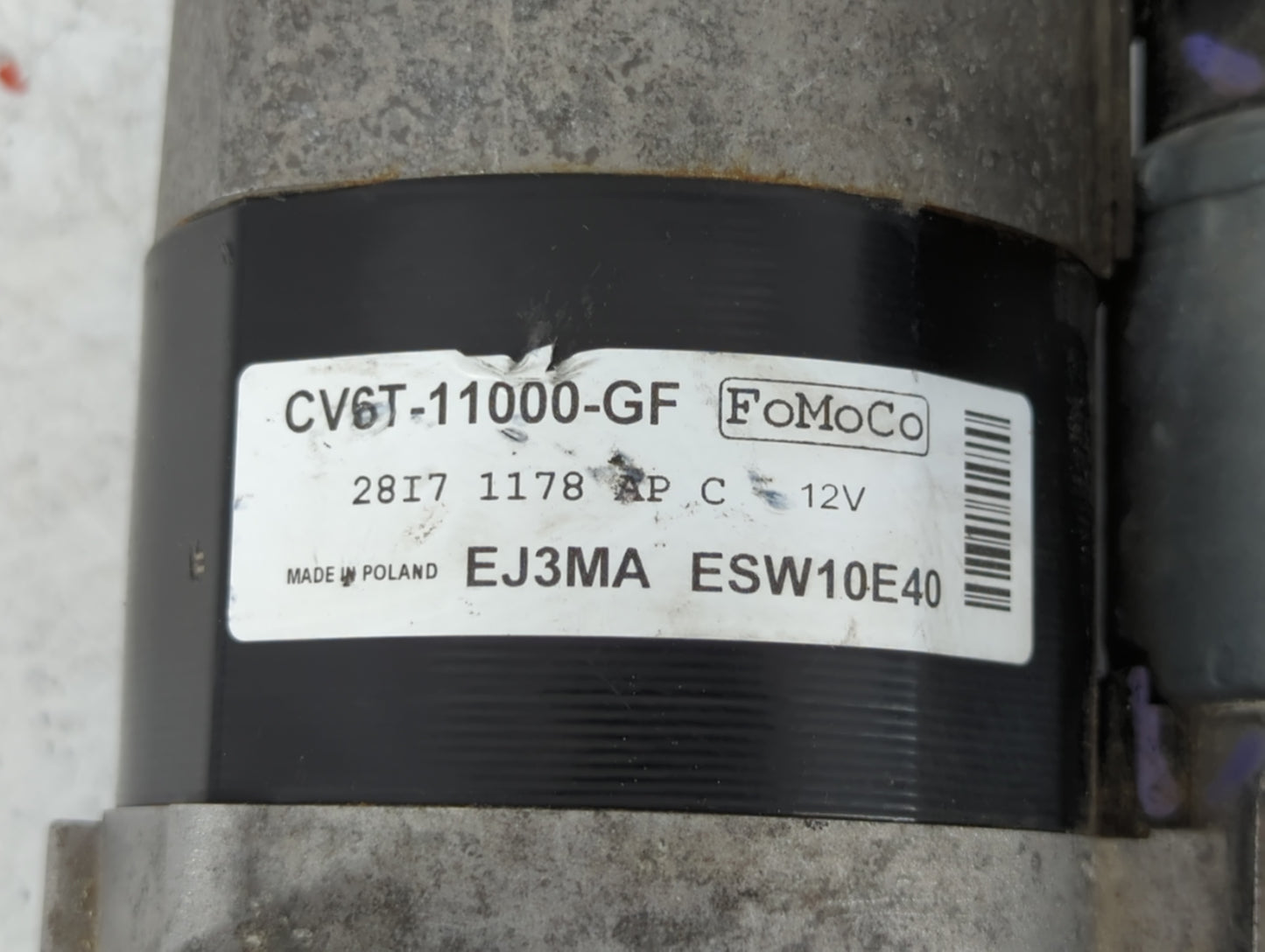 2015-2018 Ford Focus Car Starter Motor Solenoid OEM P/N:CV6T-11000-GF Fits Fits 2015 2016 2017 2018 OEM Used Auto Parts - Oe