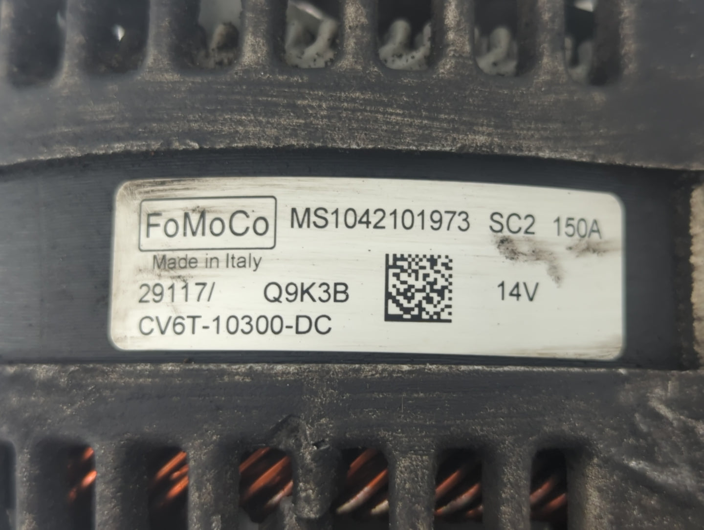 2015-2018 Ford Focus Alternator Replacement Generator Charging Assembly Engine OEM P/N:CV6T-10300-DC Fits Fits 2015 2016 201