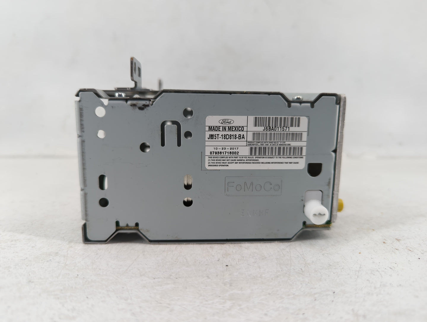 2018 Ford Focus Radio AM FM Cd Player Receiver Replacement P/N:JM5T-18D818-BA Fits OEM Used Auto Parts - Oemusedautoparts1.c