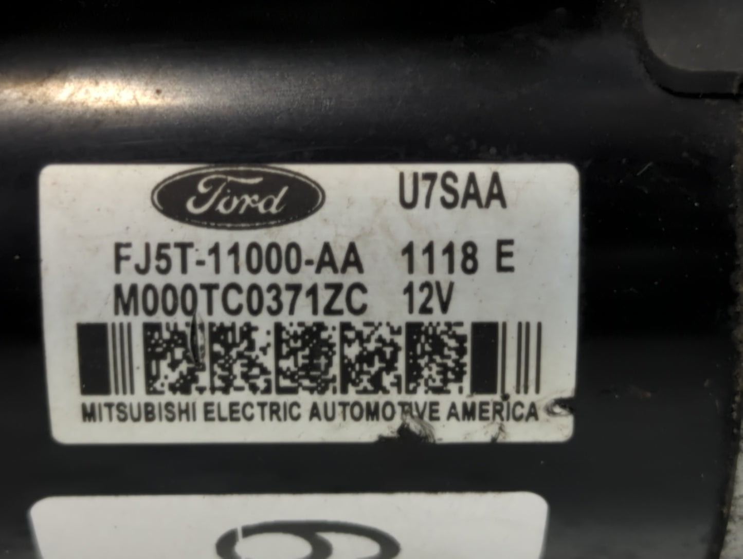 2012-2018 Ford Focus Car Starter Motor Solenoid OEM P/N:M000TC0371ZC FJ5T-11000-AA Fits OEM Used Auto Parts - Oemusedautopar