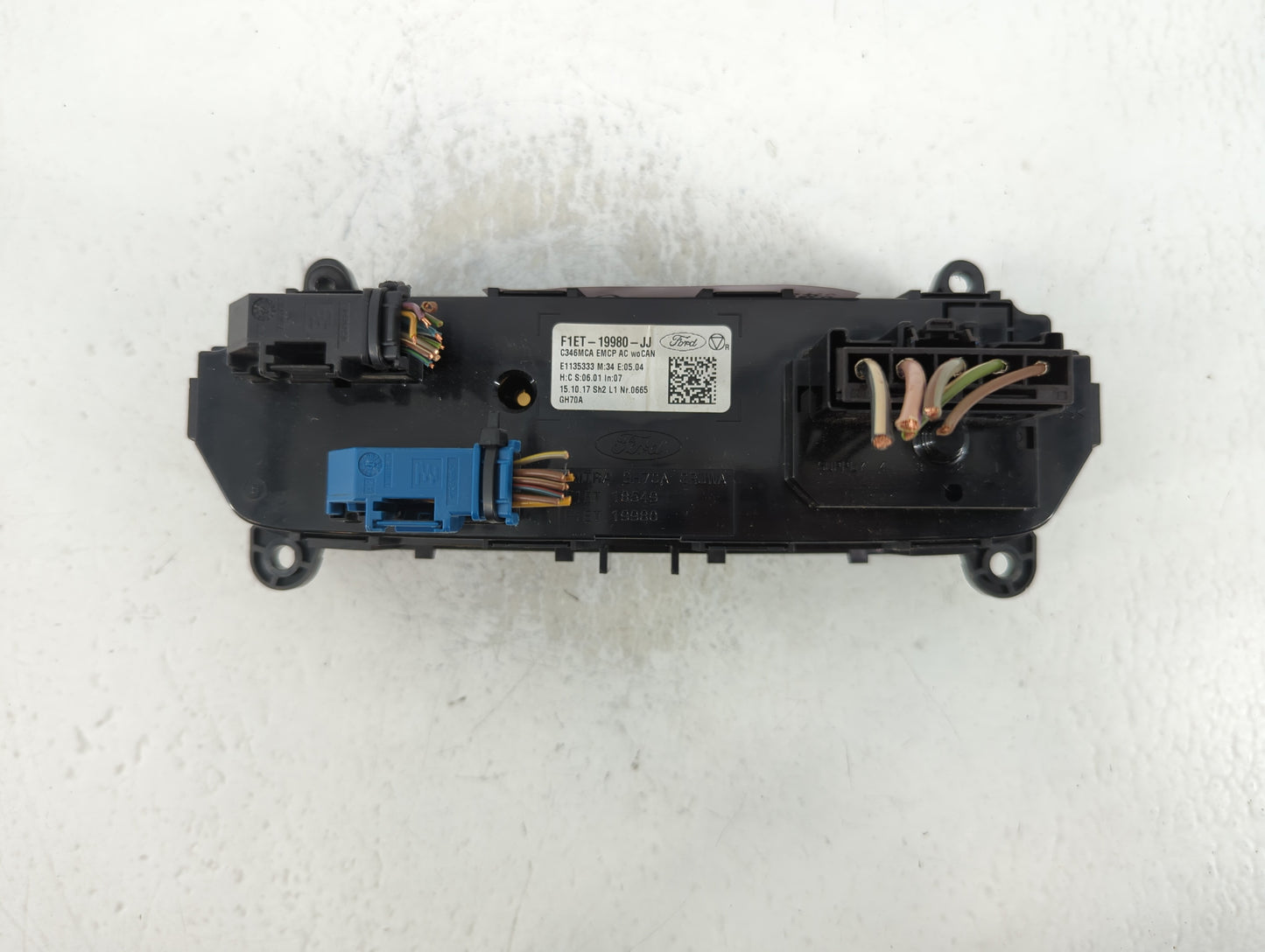 2015-2018 Ford Focus Climate Control Module Temperature AC/Heater Replacement P/N:F1ET-19980-JJ Fits Fits 2015 2016 2017 201