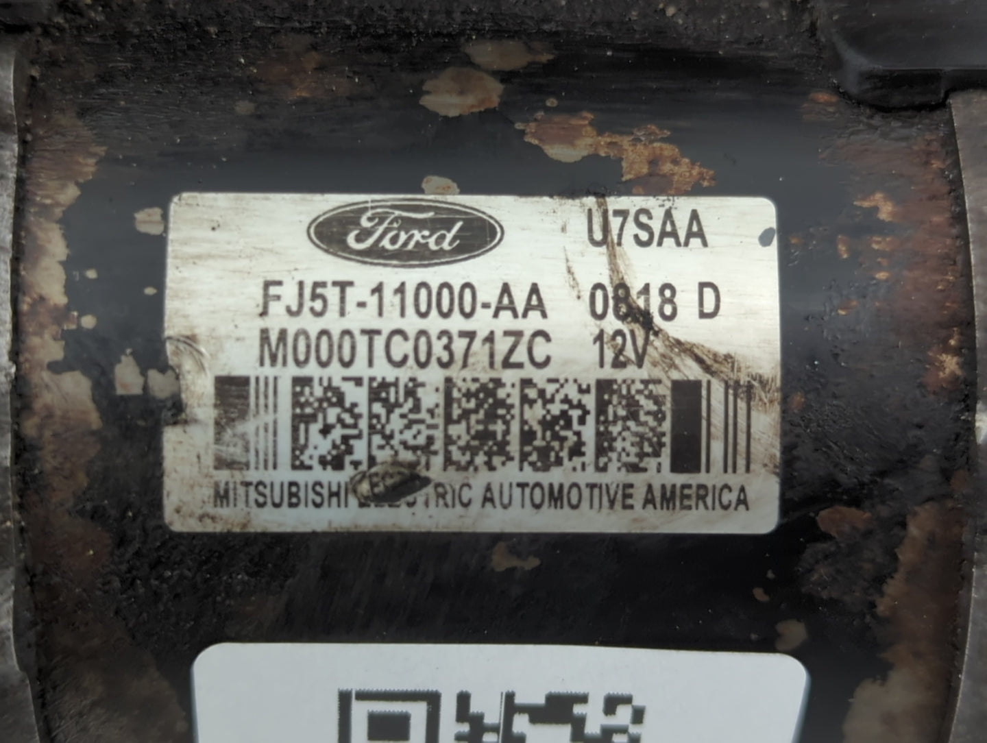 2012-2018 Ford Focus Car Starter Motor Solenoid OEM P/N:M000TC0371ZC FJ5T-11000-AA Fits OEM Used Auto Parts - Oemusedautopar