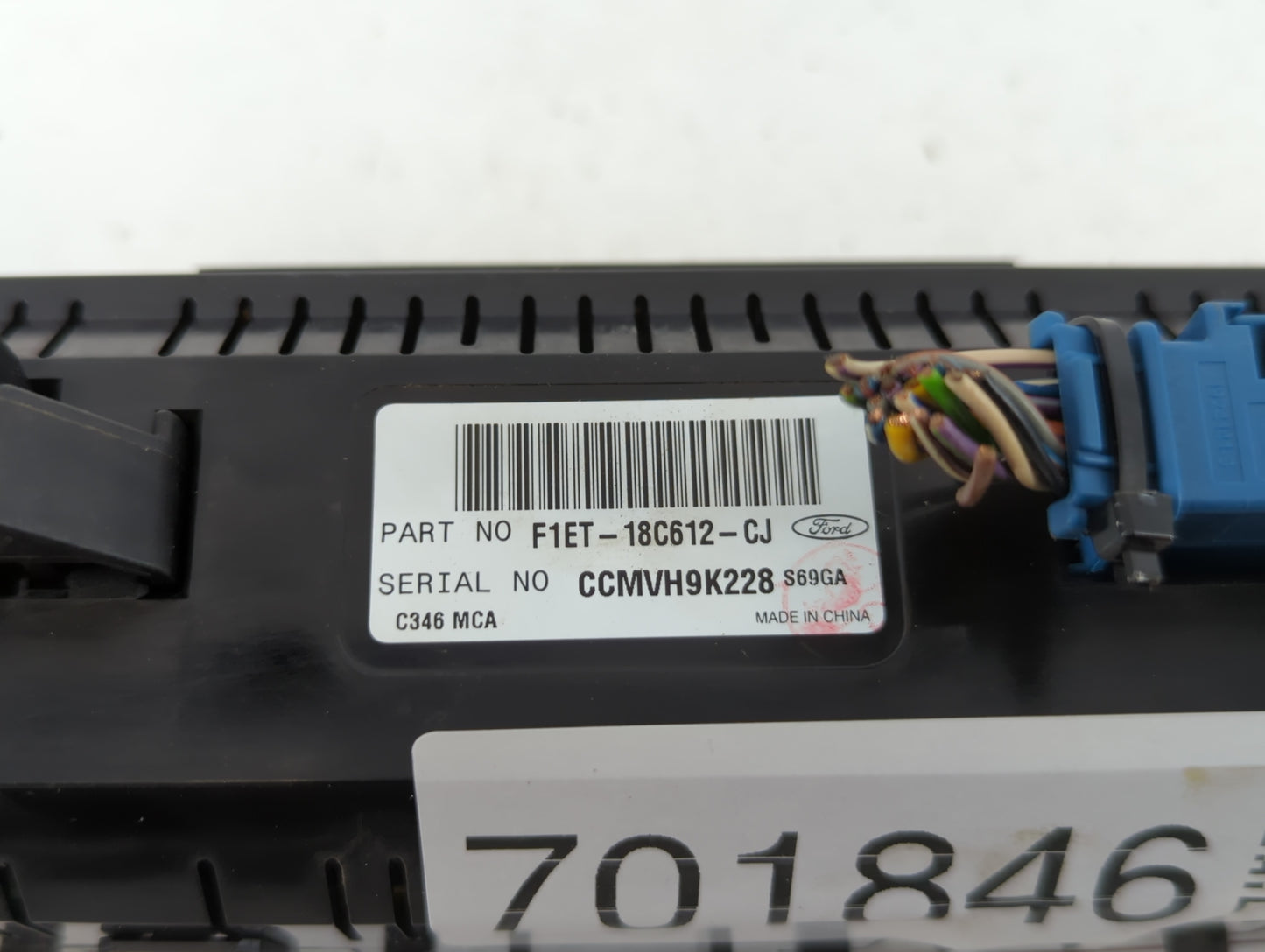 2015-2018 Ford Focus Climate Control Module Temperature AC/Heater Replacement P/N:F1ET-18C612-CJ Fits Fits 2015 2016 2017 20