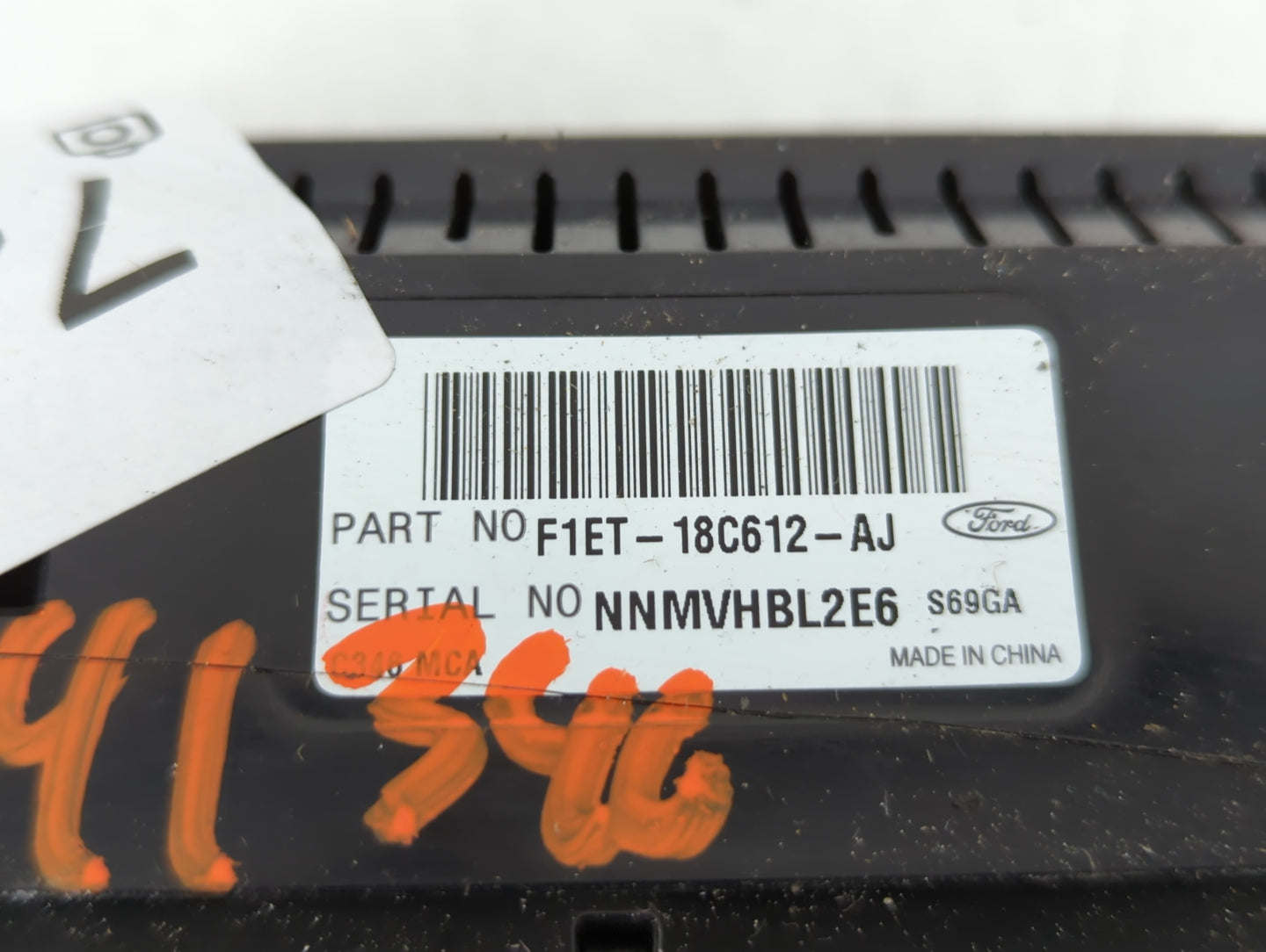 2015-2018 Ford Focus Climate Control Module Temperature AC/Heater Replacement P/N:F1ET-18C612-AJ Fits Fits 2015 2016 2017 20