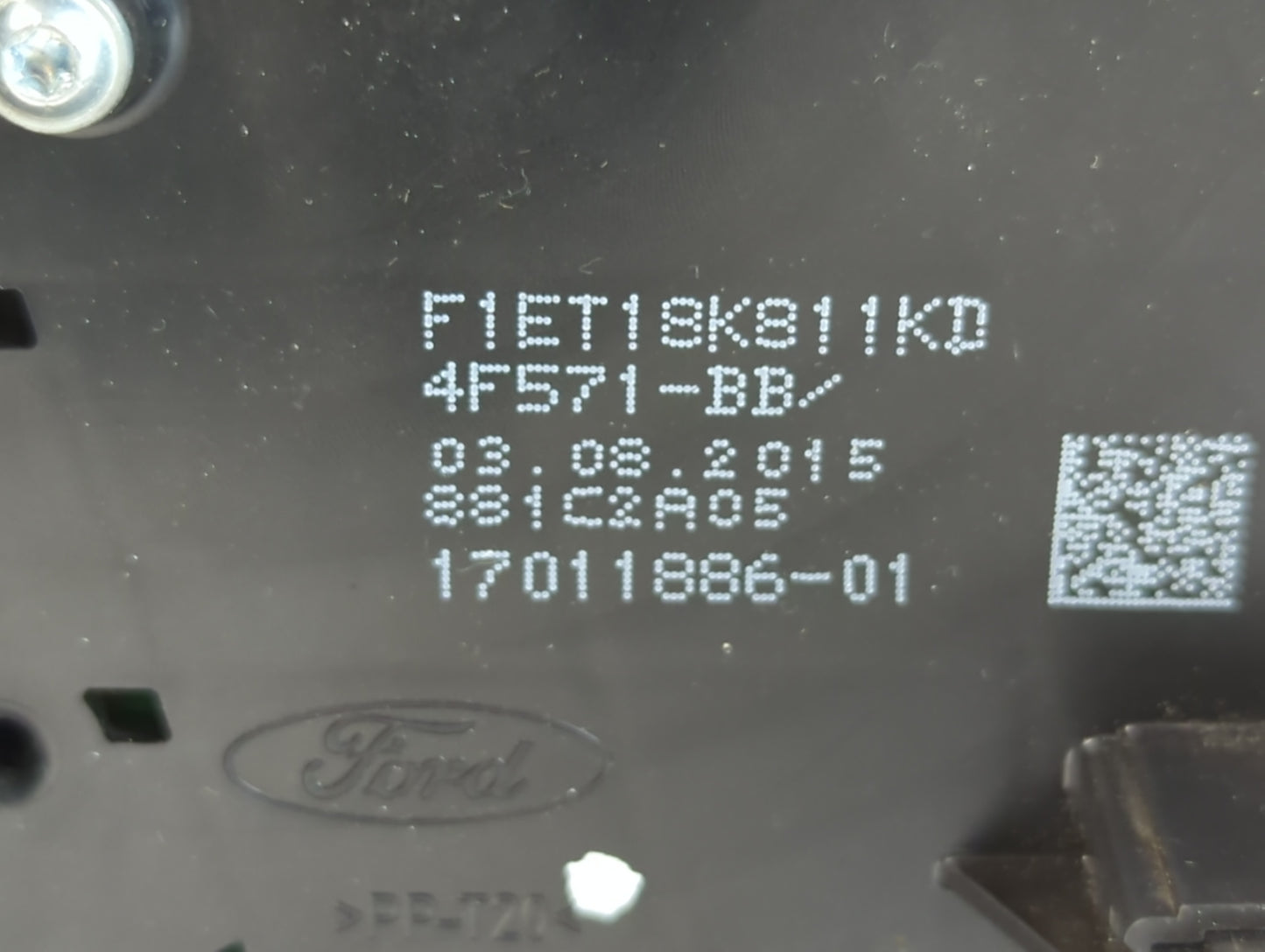 2015-2018 Ford Focus Am Fm Cd Player Radio Receiver - Oemusedautoparts1.com