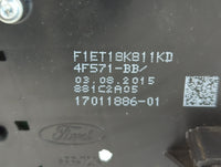 2015-2018 Ford Focus Am Fm Cd Player Radio Receiver - Oemusedautoparts1.com