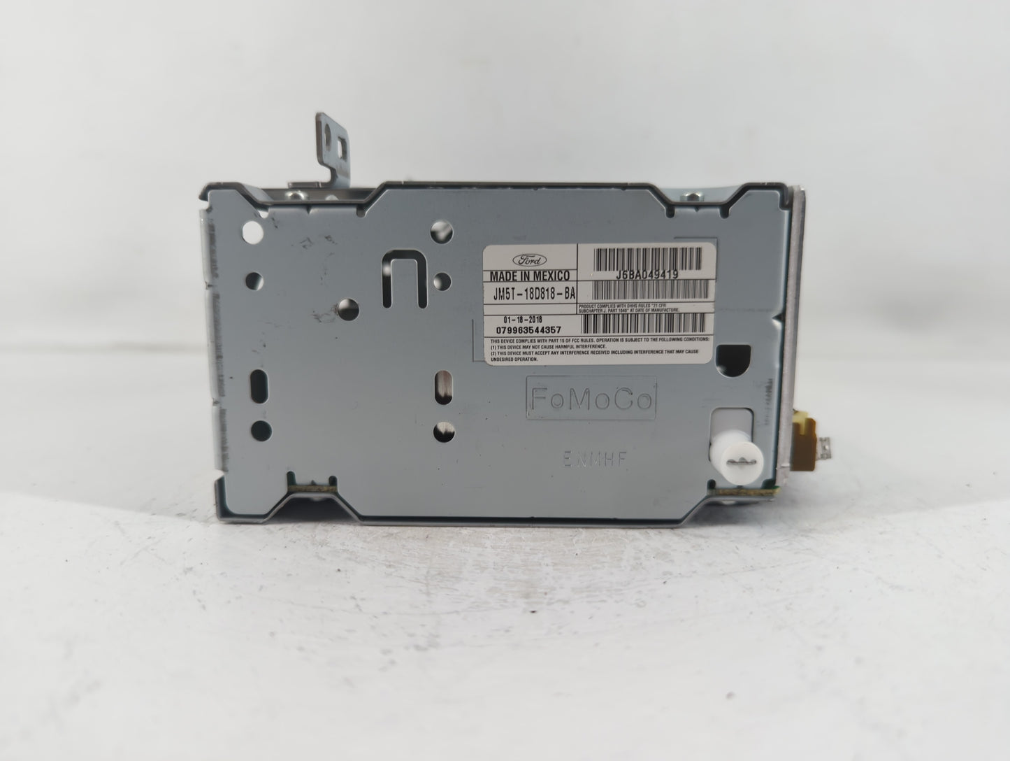 2017-2018 Ford Focus Radio AM FM Cd Player Receiver Replacement P/N:J6BA049419 JM5T-18D818-BA Fits Fits 2017 2018 OEM Used A