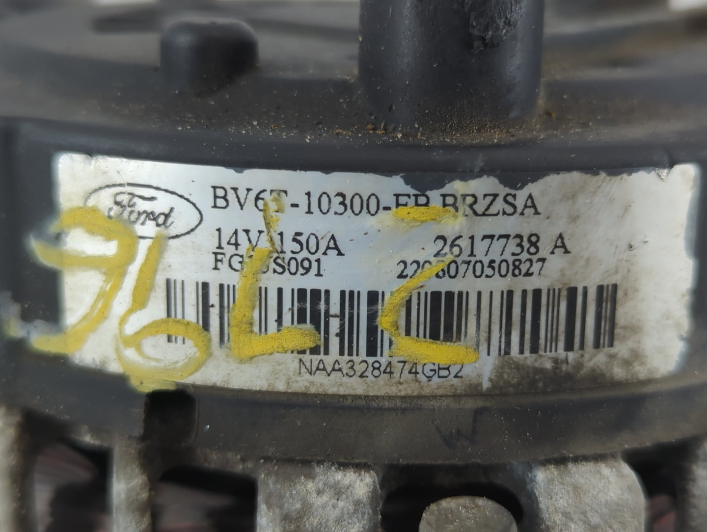 2012-2018 Ford Focus Alternator Replacement Generator Charging Assembly Engine OEM P/N:BV6T-10300-EB Fits OEM Used Auto Part