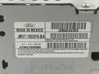 2018 Ford Focus Radio AM FM Cd Player Receiver Replacement P/N:JM5T-18D818-BA Fits OEM Used Auto Parts - Oemusedautoparts1.c