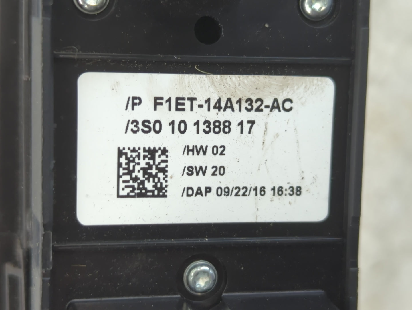 2012-2018 Ford Focus Master Power Window Switch Replacement Driver Side Left P/N:F1ET-14A132-AC Fits OEM Used Auto Parts - O