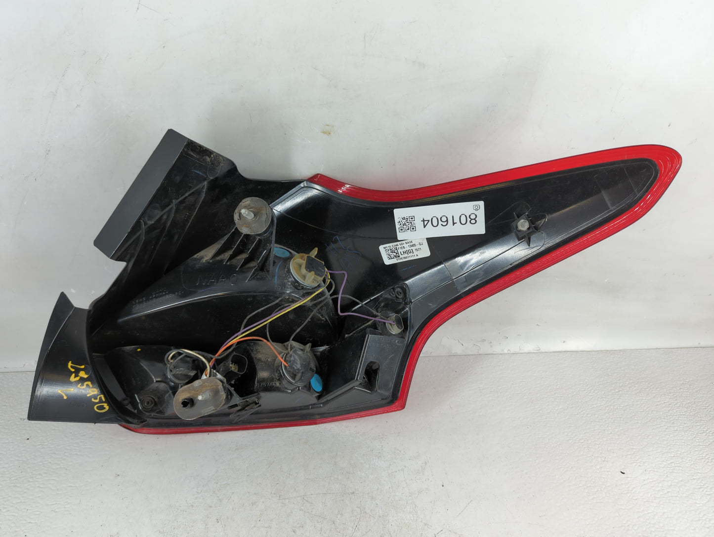 2015-2018 Ford Focus Tail Light Assembly Driver Left OEM P/N:F1EB-13405-GJ Fits Fits 2015 2016 2017 2018 OEM Used Auto Parts