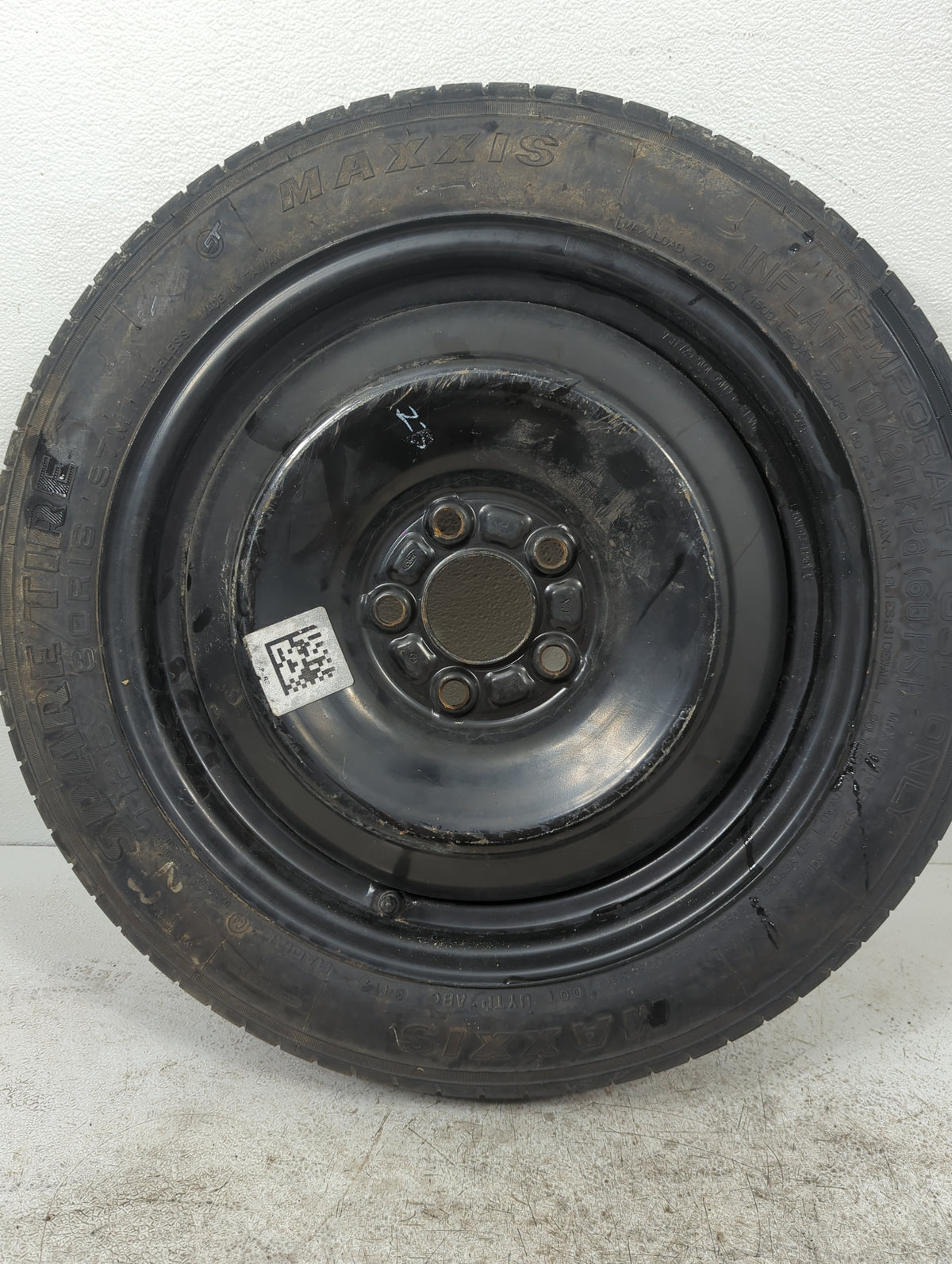 2012-2018 Ford Focus Spare Donut Tire Wheel Rim Oem 840257 - Oemusedautoparts1.com