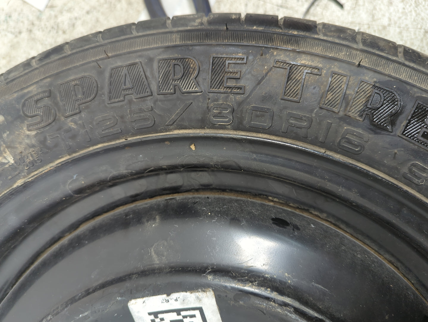 2012-2018 Ford Focus Spare Donut Tire Wheel Rim Oem 840257 - Oemusedautoparts1.com