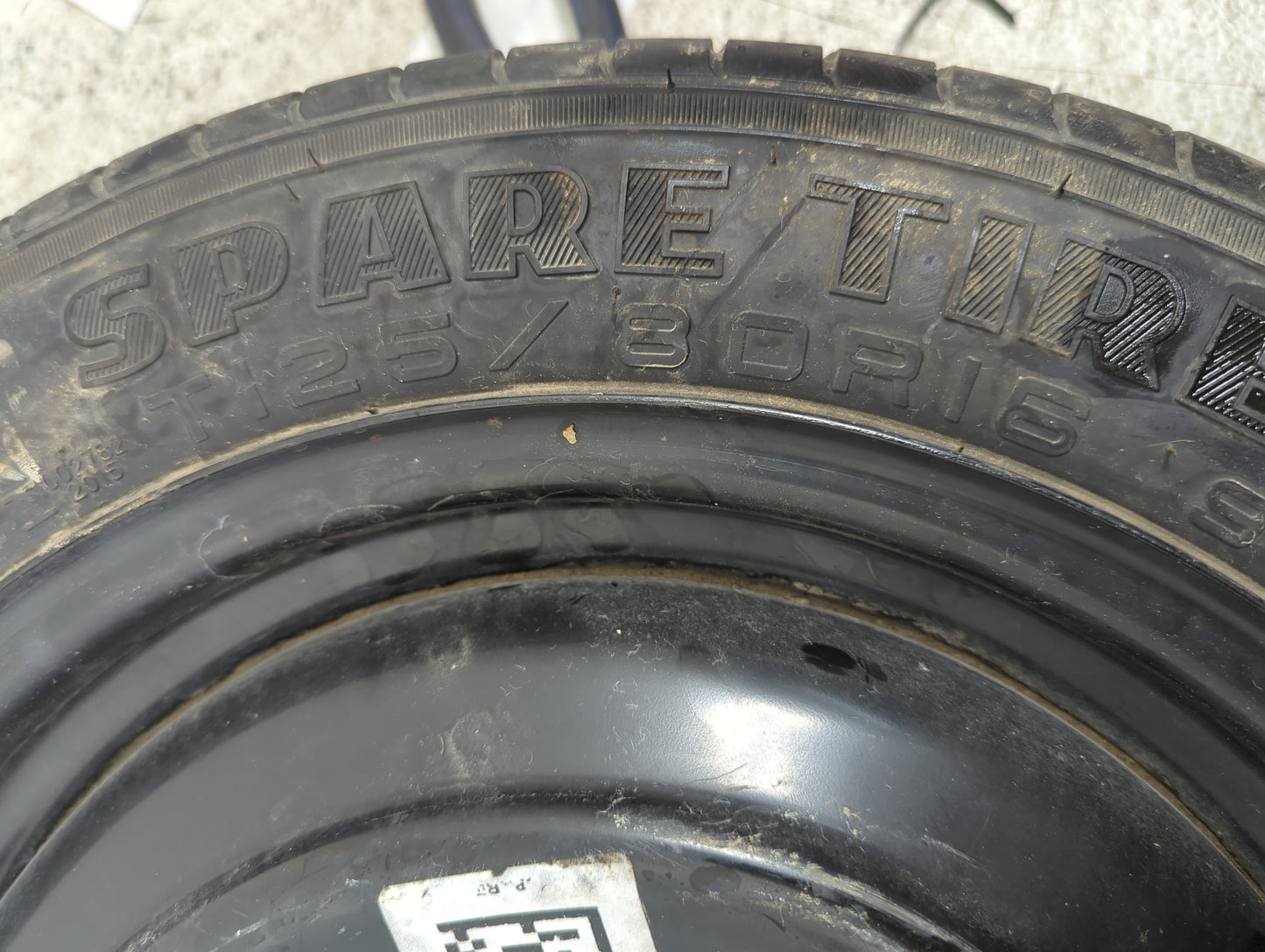 2012-2018 Ford Focus Spare Donut Tire Wheel Rim Oem 840257 - Oemusedautoparts1.com