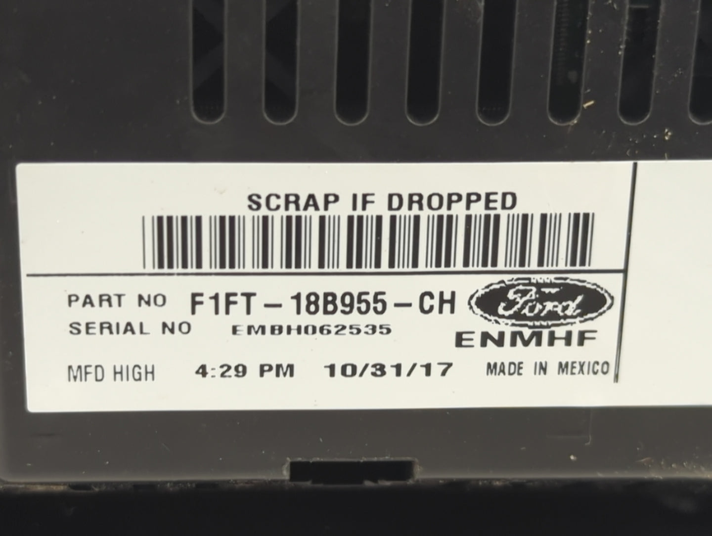 2015-2018 Ford Focus Information Display Screen - Oemusedautoparts1.com