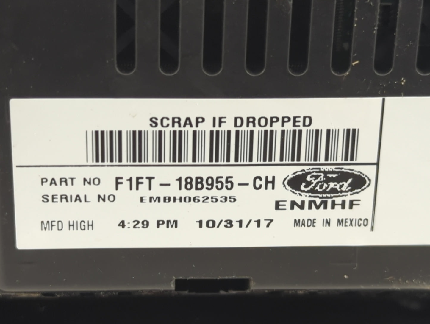 2015-2018 Ford Focus Information Display Screen - Oemusedautoparts1.com