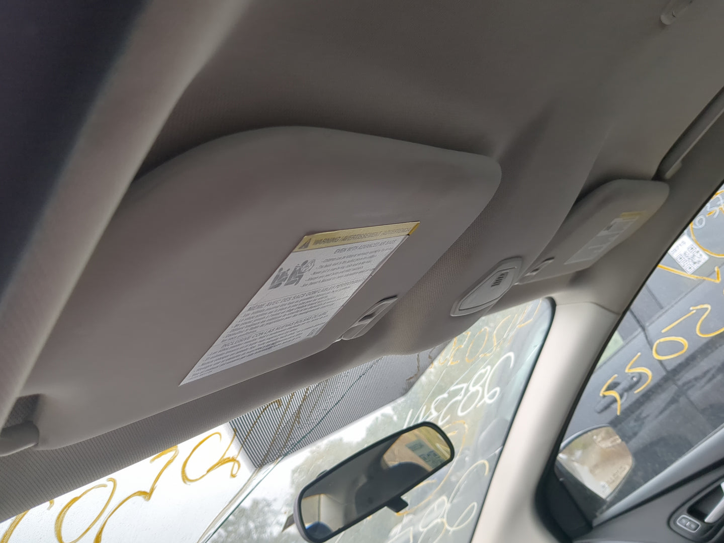 2013-2018 Ford Focus Sun Visor Shade Replacement Driver Left Mirror Fits Fits 2013 2014 2015 2016 2017 2018 OEM Used Auto Pa