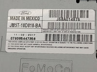 2018 Ford Focus Radio AM FM Cd Player Receiver Replacement P/N:JM5T-18D818-BA Fits OEM Used Auto Parts - Oemusedautoparts1.c
