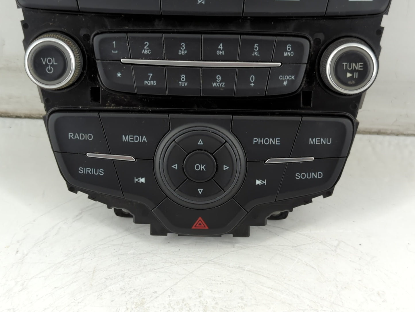 2015-2018 Ford Focus Radio AM FM Cd Player Receiver Replacement P/N:17025125-01 J1ET18K811KA Fits Fits 2015 2016 2017 2018 2