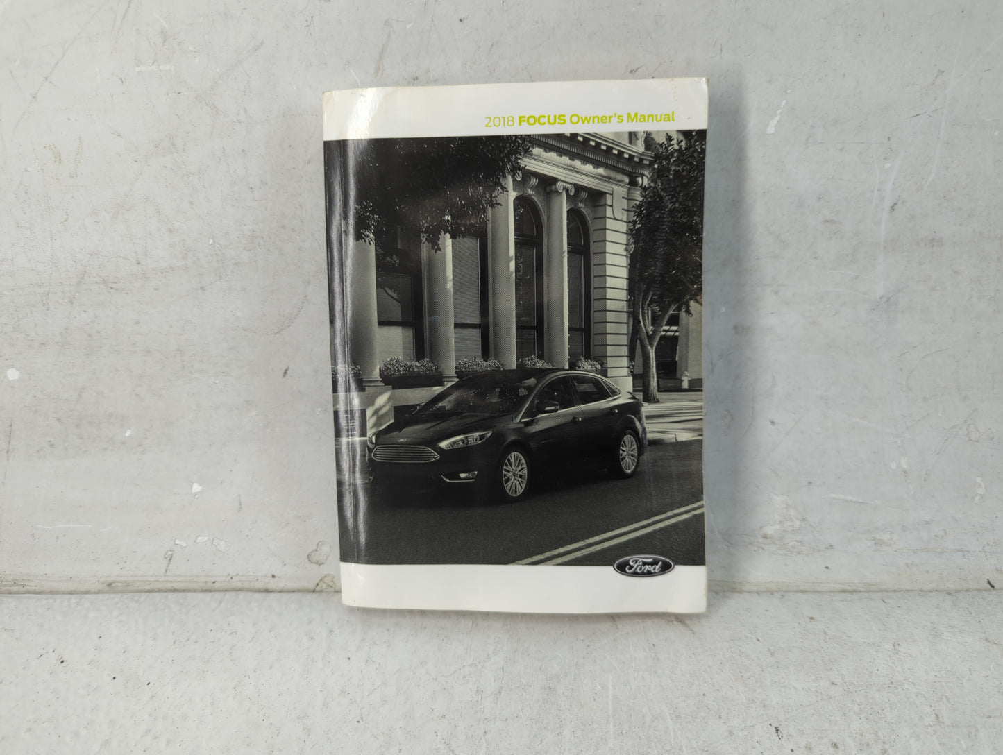 2018 Ford Focus Owners Manual Book Guide P/N:JM5J 19A321 AA OEM Used Auto Parts - Oemusedautoparts1.com