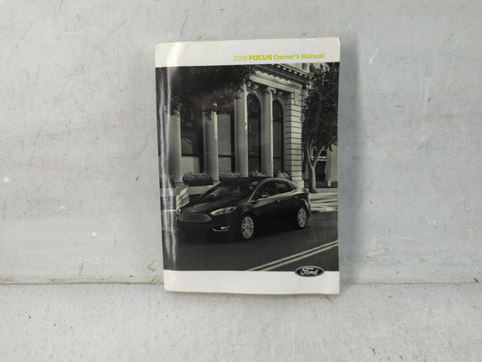 2018 Ford Focus Owners Manual Book Guide P/N:JM5J 19A321 AA OEM Used Auto Parts