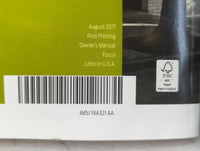 2018 Ford Focus Owners Manual Book Guide P/N:JM5J 19A321 AA OEM Used Auto Parts - Oemusedautoparts1.com