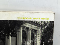 2018 Ford Focus Owners Manual Book Guide P/N:JM5J 19A321 AA OEM Used Auto Parts - Oemusedautoparts1.com