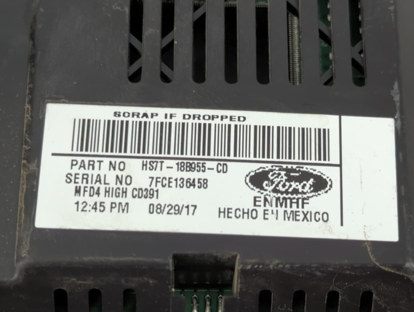 2017-2020 Ford Fusion Information Display Screen - Oemusedautoparts1.com