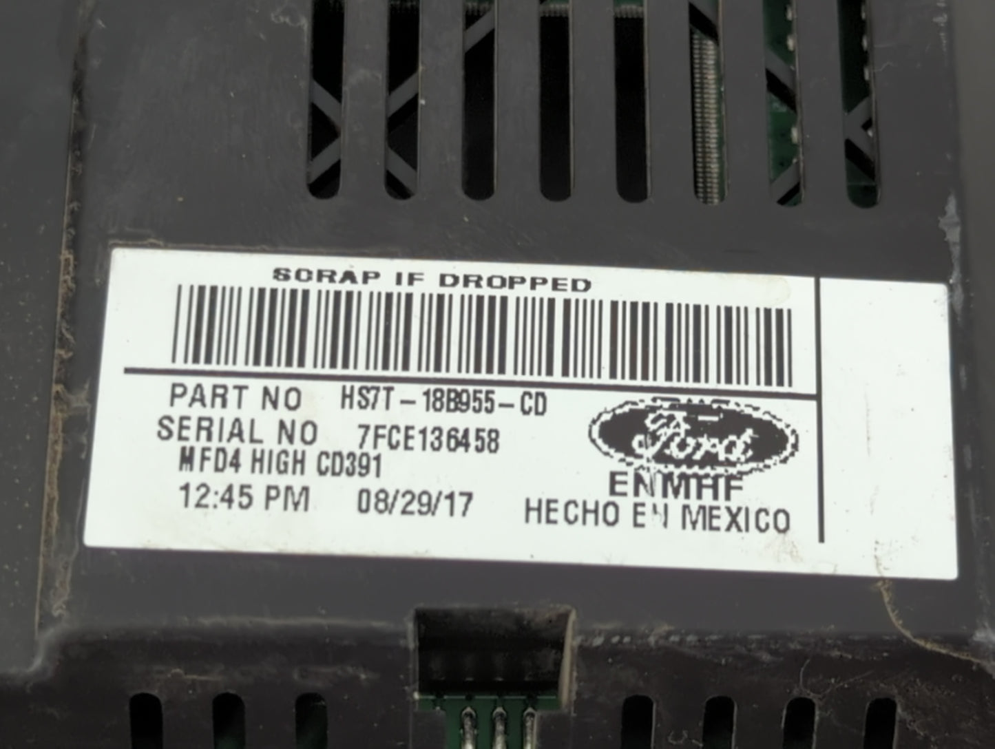 2017-2020 Ford Fusion Information Display Screen - Oemusedautoparts1.com